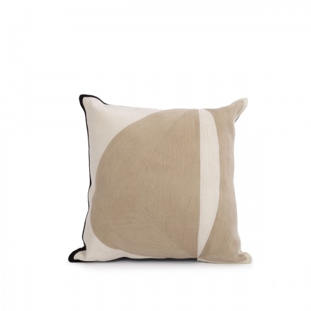 Coussin Abstrait - Nude -...