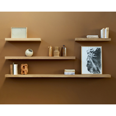 Oak wall shelf - 70 cm